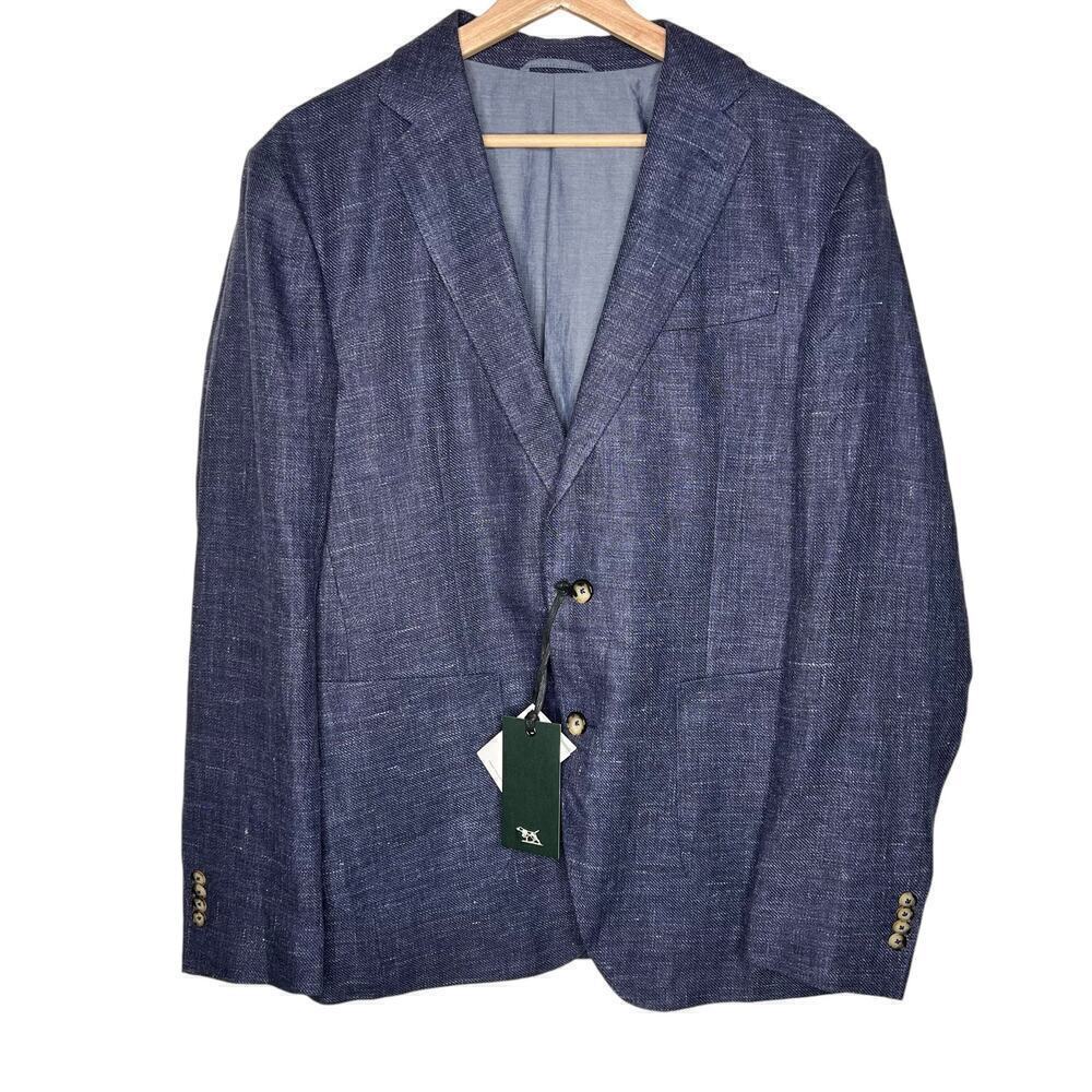 New Men’s Rodd & Gunn Cove Road Linen Blend Blazer Size S - Picture 2 of 12